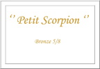 Petit Scorpion 