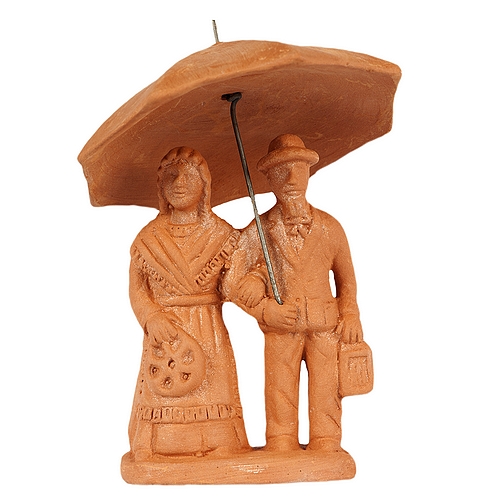 Couple Parapluie Brut